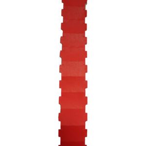 A red tie is shown in this image.
