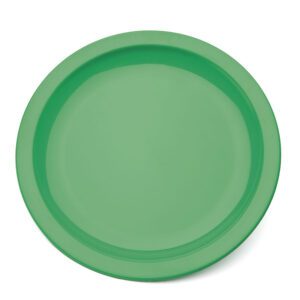 Harfield Polycarbonate Emerald Green Round Narrow Rim Plate 17cm