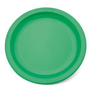 Harfield Polycarbonate Emerald Green Round Narrow Rim Plate 23cm