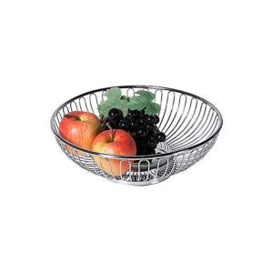 Contacto Stainless Steel Round Bread/Fruit Basket25cm