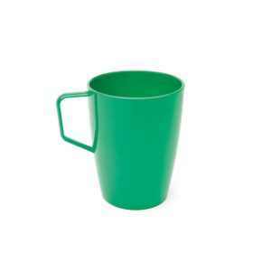 Harfield Polycarbonate Emerald Green Handled Beaker 28cl 10oz