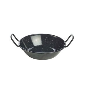GenWare Black Enamel Dish 18cm