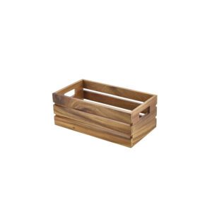 GenWare Acacia Wood Box, Riser Gastronorm 1/3