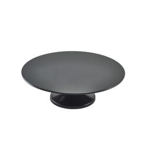 GenWare Black Melamine Cake Stand 33cm 13 Inch