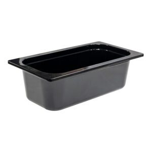 Mirage Melamine Black 1/3 Gastronorm 65mm Deep