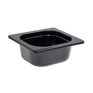 Mirage Melamine Black 1/6 Gastronorm 65mm Deep