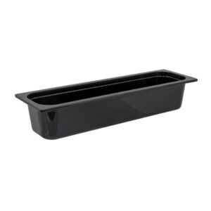 Mirage Melamine Black 2/4 Gastronorm 100mm Deep