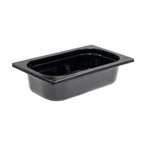 Mirage Melamine Black 1/4 Gastronorm 100mm Deep