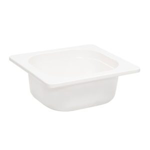 Mirage Melamine White 1/6 Gastronorm 100mm Deep