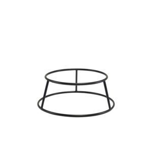 Genware Black Anti-Slip Round Buffet Riser 10cm