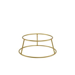 Genware Gold Anti-Slip Round Buffet Riser 10cm