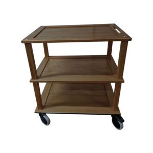 Podium Dark Brown Oak Hospitality Trolley 798x558x855mm