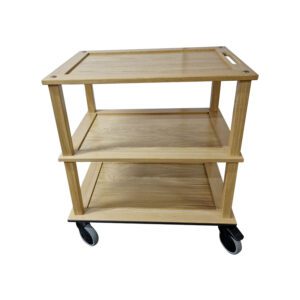 Podium Natural Oak Hospitality Trolley 798x558x855mm