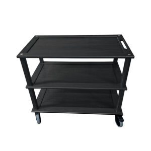 Podium Long Black Oak Hospitality Trolley 1010x558x855mm