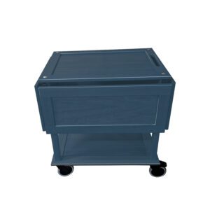Podium Island Grey Oak Hospitality Trolley 1465x1225x855mm
