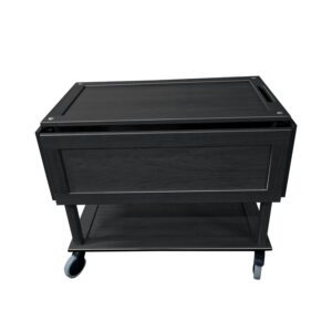 Podium Long Island Black Oak Hospitality Trolley 1678x1225x855mm