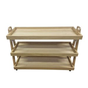 Podium Buffet Natural Oak Hospitality Trolley 1136x440x810mm