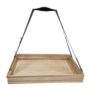 Podium Natural Oak 1/1 Rectangular Usherette Tray 636x398x80mm