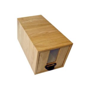 Podium Natural Oak 1/3 Single Drawer Bread Bin