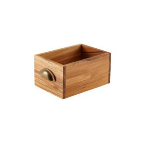 GenWare Acacia Wood Display Box Drawer 21.5 x 15 x11cm