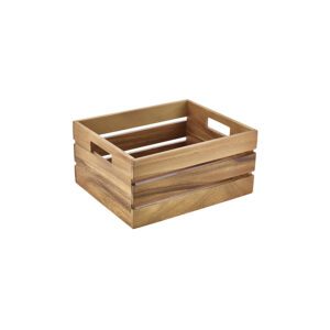 GenWare Acacia Wood Box Riser Gastronorm 1/1 32.5 X 26.5 X 15.3cm