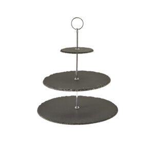 GenWare Slate 3-Tier Slate Cake Stand 12/25/30cm