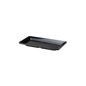 GenWare Black Melamine Platter Gastronorm 1/3 32 x 17.5cm