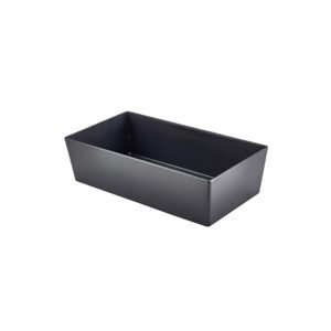 GenWare Matt Black Melamine Buffet Box Gastronorm 1/3 32.5 x 17.6 x 9cm