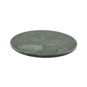 GenWare Green Marble Round Platter 33cm