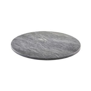 GenWare Dark Grey Marble Round Platter 33cm