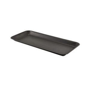 GenWare Black Vintage Steel Rectangular Tray 36x16.5cm