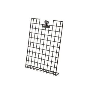GenWare Black Coated Steel Wire A4 Menu Holder 24x3x32cm