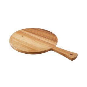 GenWare Acacia Wood Round Pizza Paddle 28cm