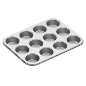 KitchenCraft Non-Stick Steel Twelve Hole Bake Pan 35.5x27.4cm