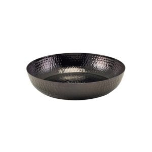 GenWare Black Hammered Aluminium Round Platter 31x7cm
