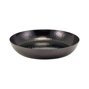 GenWare Black Hammered Aluminium Round Platter 44x7.2cm