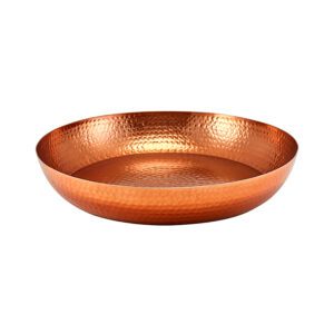 GenWare Copper Hammered Aluminium Round Platter 44x7.2cm