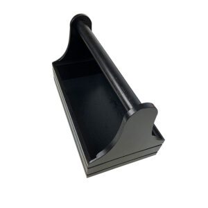 Podium 1/3 Black Oak Rectangular Table Caddy 39.8x24.3x21.2cm