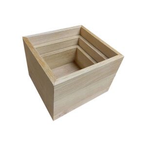 Podium Natural Oak 1/6 Nesting Cube Set 21.2x19.8x16cm