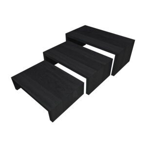 Podium Black Oak 1/3 Nesting Riser Set 21.2x39.8x16cm