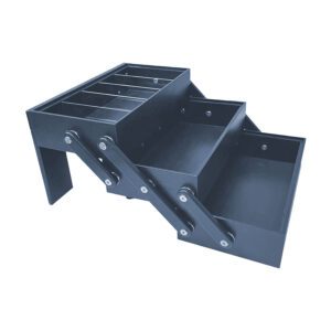 Podium Amberley Grey Oak 1/3 3 Tier Cantilever Display Box 39.8x21.2x24cm
