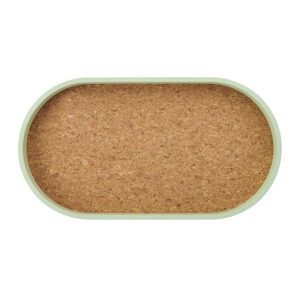 KitchenCraft Idilica Oval Serving Tray With Cork Veneer Base 38 x 20cm