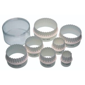 KitchenCraft Set of Seven Plastic Double Edged Pastry Cutters
