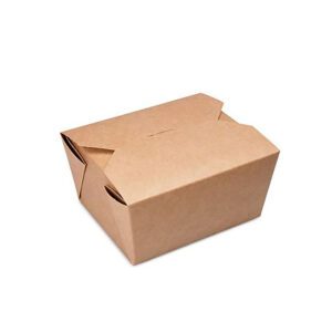 No.3 69oz Kraft Bio Food Carton 180 Per Case