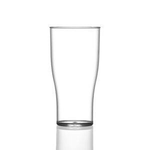 Plasma Neon Polycarbonate Nucleated Beer Glass 10oz CE Stamped @ 1/2 Pint