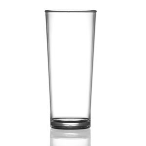 Plasma Neon Polycarbonate Nucleated Beer Glass 20oz CE Stamped @ 1 Pint