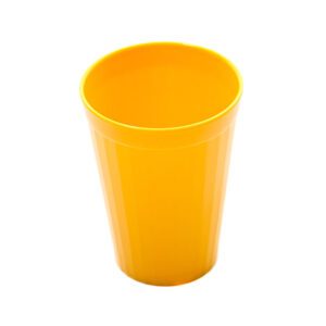 Harfield Polycarbonate Yellow Fluted Tumbler 5.25oz 15cl
