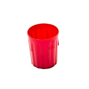 Harfield Polycarbonate Red Fluted Tumbler 8oz 22cl