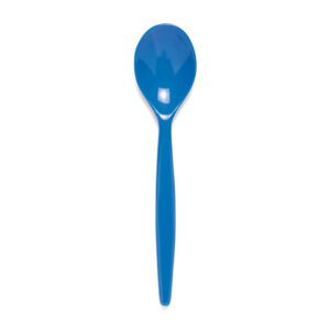 Harfield Polycarbonate Dessert Spoon Standard Blue 20cm